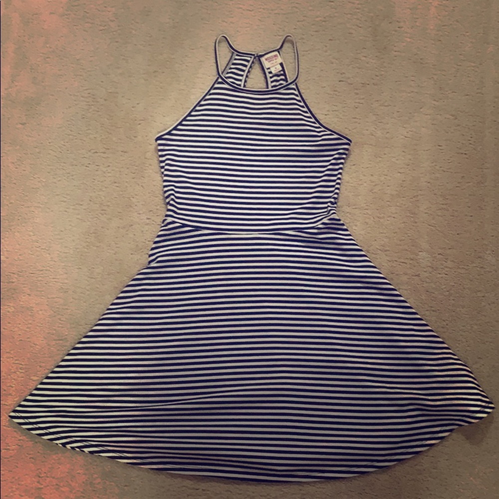Striped A-like dress